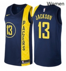 Womens Nike Indiana Pacers 13 Mark Jackson Swingman Navy Blue NBA Jersey City Edition Womens Nike Indiana Pacers 13 Mark Jackson Swingman Navy Blue NBA Jersey City Edition