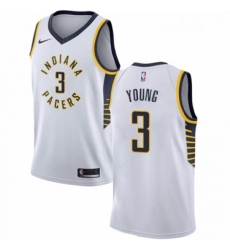 Womens Nike Indiana Pacers 3 Joe Young Swingman White NBA Jersey Association Edition Womens Nike Indiana Pacers 3 Joe Young Swingman White NBA Jersey Association Edition