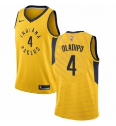 Womens Nike Indiana Pacers 4 Victor Oladipo Authentic Gold NBA Jersey Statement Edition Womens Nike Indiana Pacers 4 Victor Oladipo Authentic Gold NBA Jersey Statement Edition