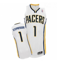 Youth Adidas Indiana Pacers 1 Lance Stephenson Authentic White Home NBA Jersey Youth Adidas Indiana Pacers 1 Lance Stephenson Authentic White Home NBA Jersey