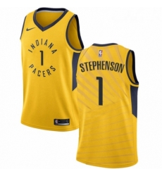 Youth Nike Indiana Pacers 1 Lance Stephenson Authentic Gold NBA Jersey Statement Edition Youth Nike Indiana Pacers 1 Lance Stephenson Authentic Gold NBA Jersey Statement Edition