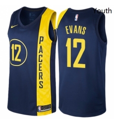 Youth Nike Indiana Pacers 12 Tyreke Evans Swingman Navy Blue NBA Jersey City Edition Youth Nike Indiana Pacers 12 Tyreke Evans Swingman Navy Blue NBA Jersey City Edition