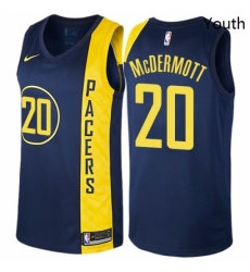 Youth Nike Indiana Pacers 20 Doug McDermott Swingman Navy Blue NBA Jersey City Edition Youth Nike Indiana Pacers 20 Doug McDermott Swingman Navy Blue NBA Jersey City Edition