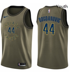 Youth Nike Indiana Pacers 44 Bojan Bogdanovic Swingman Green Salute to Service NBA Jersey Youth Nike Indiana Pacers 44 Bojan Bogdanovic Swingman Green Salute to Service NBA Jersey