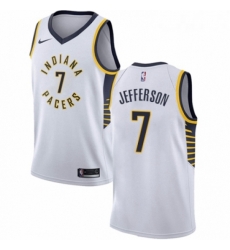 Youth Nike Indiana Pacers 7 Al Jefferson Authentic White NBA Jersey Association Edition Youth Nike Indiana Pacers 7 Al Jefferson Authentic White NBA Jersey Association Edition