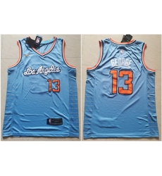 Clippers 13 Paul George Light Blue Nike Swingman Jersey Clippers 13 Paul George Light Blue Nike Swingman Jersey
