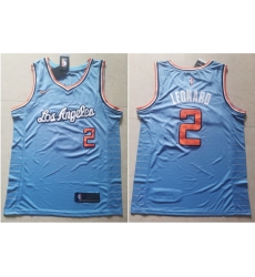 Clippers 2 Kawhi Leonard Light Blue Nike Swingman Jersey Clippers 2 Kawhi Leonard Light Blue Nike Swingman Jersey