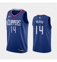 Men Nike Los Angeles Clippers Terance Mann 14 Stitched NBA Jersey Blue Men Nike Los Angeles Clippers Terance Mann 14 Stitched NBA Jersey Blue
