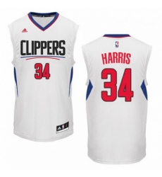 Mens Adidas Los Angeles Clippers 34 Tobias Harris Authentic White Home NBA Jersey Mens Adidas Los Angeles Clippers 34 Tobias Harris Authentic White Home NBA Jersey