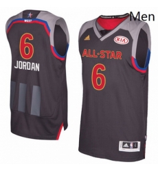 Mens Adidas Los Angeles Clippers 6 DeAndre Jordan Swingman Charcoal 2017 All Star NBA Jersey Mens Adidas Los Angeles Clippers 6 DeAndre Jordan Swingman Charcoal 2017 All Star NBA Jersey