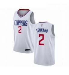 Mens Los Angeles Clippers 2 Kawhi Leonard Authentic White Basketball Jersey Association Edition Mens Los Angeles Clippers 2 Kawhi Leonard Authentic White Basketball Jersey Association Edition