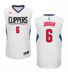 Womens Adidas Los Angeles Clippers 6 DeAndre Jordan Swingman White Home NBA Jersey Womens Adidas Los Angeles Clippers 6 DeAndre Jordan Swingman White Home NBA Jersey
