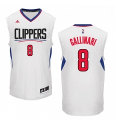 Womens Adidas Los Angeles Clippers 8 Danilo Gallinari Authentic White Home NBA Jersey Womens Adidas Los Angeles Clippers 8 Danilo Gallinari Authentic White Home NBA Jersey