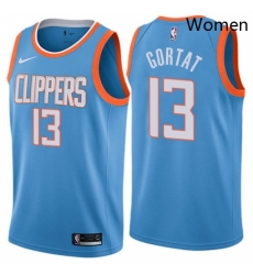 Womens Nike Los Angeles Clippers 13 Marcin Gortat Swingman Blue NBA Jersey City Edition Womens Nike Los Angeles Clippers 13 Marcin Gortat Swingman Blue NBA Jersey City Edition