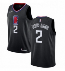 Womens Nike Los Angeles Clippers 2 Shai Gilgeous Alexander Swingman Black NBA Jersey Statement Edition Womens Nike Los Angeles Clippers 2 Shai Gilgeous Alexander Swingman Black NBA Jersey Statement Edition