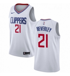 Womens Nike Los Angeles Clippers 21 Patrick Beverley Authentic White NBA Jersey Association Edition Womens Nike Los Angeles Clippers 21 Patrick Beverley Authentic White NBA Jersey Association Edition