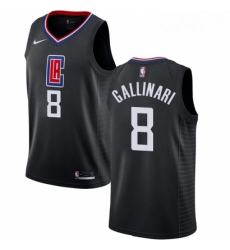 Womens Nike Los Angeles Clippers 8 Danilo Gallinari Swingman Black Alternate NBA Jersey Statement Edition Womens Nike Los Angeles Clippers 8 Danilo Gallinari Swingman Black Alternate NBA Jersey Statement Edition