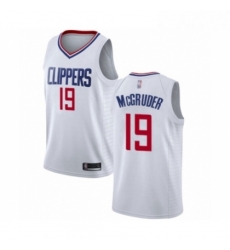Youth Los Angeles Clippers 19 Rodney McGruder Swingman White Basketball Jersey Association Edition Youth Los Angeles Clippers 19 Rodney McGruder Swingman White Basketball Jersey Association Edition