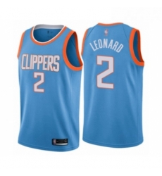 Youth Los Angeles Clippers 2 Kawhi Leonard Swingman Blue Basketball Jersey City Edition Youth Los Angeles Clippers 2 Kawhi Leonard Swingman Blue Basketball Jersey City Edition