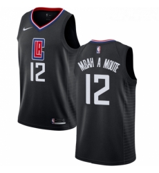 Youth Nike Los Angeles Clippers 12 Luc Mbah a Moute Swingman Black NBA Jersey Statement Edition Youth Nike Los Angeles Clippers 12 Luc Mbah a Moute Swingman Black NBA Jersey Statement Edition