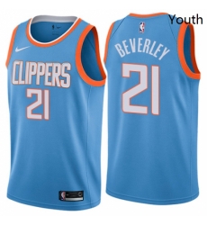 Youth Nike Los Angeles Clippers 21 Patrick Beverley Swingman Blue NBA Jersey City Edition Youth Nike Los Angeles Clippers 21 Patrick Beverley Swingman Blue NBA Jersey City Edition