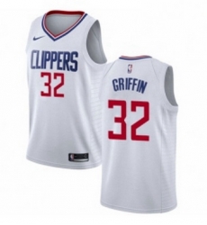 Youth Nike Los Angeles Clippers 32 Blake Griffin Authentic White NBA Jersey Association Edition Youth Nike Los Angeles Clippers 32 Blake Griffin Authentic White NBA Jersey Association Edition