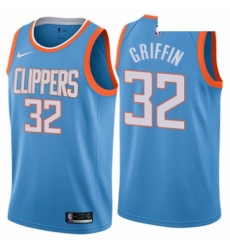 Youth Nike Los Angeles Clippers 32 Blake Griffin Swingman Blue NBA Jersey City Edition Youth Nike Los Angeles Clippers 32 Blake Griffin Swingman Blue NBA Jersey City Edition