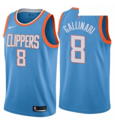 Youth Nike Los Angeles Clippers 8 Danilo Gallinari Swingman Blue NBA Jersey City Edition Youth Nike Los Angeles Clippers 8 Danilo Gallinari Swingman Blue NBA Jersey City Edition