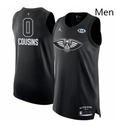 Mens Nike Jordan New Orleans Pelicans 0 DeMarcus Cousins Authentic Black 2018 All Star Game NBA Jersey Mens Nike Jordan New Orleans Pelicans 0 DeMarcus Cousins Authentic Black 2018 All Star Game NBA Jersey