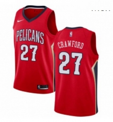 Mens Nike New Orleans Pelicans 27 Jordan Crawford Swingman Red Alternate NBA Jersey Statement Edition Mens Nike New Orleans Pelicans 27 Jordan Crawford Swingman Red Alternate NBA Jersey Statement Edition