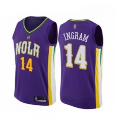 Womens New Orleans Pelicans 14 Brandon Ingram Swingman Purple Basketball Jersey City Edition Womens New Orleans Pelicans 14 Brandon Ingram Swingman Purple Basketball Jersey City Edition