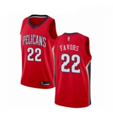 Womens New Orleans Pelicans 22 Derrick Favors Swingman Red Basketball Jersey Statement Edition Womens New Orleans Pelicans 22 Derrick Favors Swingman Red Basketball Jersey Statement Edition