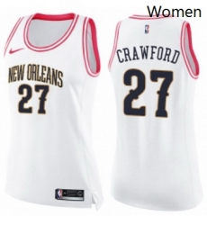 Womens Nike New Orleans Pelicans 27 Jordan Crawford Swingman WhitePink Fashion NBA Jersey Womens Nike New Orleans Pelicans 27 Jordan Crawford Swingman WhitePink Fashion NBA Jersey
