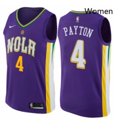 Womens Nike New Orleans Pelicans 4 Elfrid Payton Swingman Purple NBA Jersey City Edition Womens Nike New Orleans Pelicans 4 Elfrid Payton Swingman Purple NBA Jersey City Edition