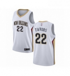 Youth New Orleans Pelicans 22 Derrick Favors Swingman White Basketball Jersey Association Edition Youth New Orleans Pelicans 22 Derrick Favors Swingman White Basketball Jersey Association Edition
