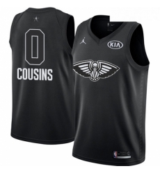 Youth Nike Jordan New Orleans Pelicans 0 DeMarcus Cousins Swingman Black 2018 All Star Game NBA Jersey Youth Nike Jordan New Orleans Pelicans 0 DeMarcus Cousins Swingman Black 2018 All Star Game NBA Jersey