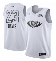 Youth Nike Jordan New Orleans Pelicans 23 Anthony Davis Swingman White 2018 All Star Game NBA Jersey Youth Nike Jordan New Orleans Pelicans 23 Anthony Davis Swingman White 2018 All Star Game NBA Jersey