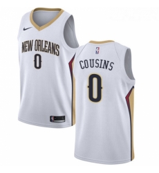 Youth Nike New Orleans Pelicans 0 DeMarcus Cousins Swingman White Home NBA Jersey Association Edition Youth Nike New Orleans Pelicans 0 DeMarcus Cousins Swingman White Home NBA Jersey Association Edition