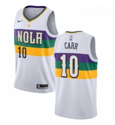 Youth Nike New Orleans Pelicans 10 Tony Carr Swingman White NBA Jersey City Edition Youth Nike New Orleans Pelicans 10 Tony Carr Swingman White NBA Jersey City Edition