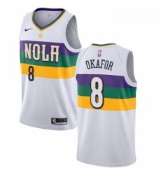 Youth Nike New Orleans Pelicans 8 Jahlil Okafor Swingman White NBA Jersey City Edition Youth Nike New Orleans Pelicans 8 Jahlil Okafor Swingman White NBA Jersey City Edition
