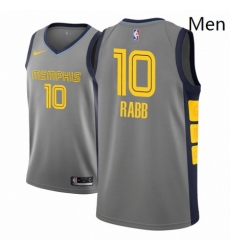 Men NBA 2018 19 Memphis Grizzlies 10 Ivan Rabb City Edition Gray Jersey Men NBA 2018 19 Memphis Grizzlies 10 Ivan Rabb City Edition Gray Jersey