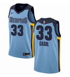 Mens Nike Memphis Grizzlies 33 Marc Gasol Authentic Light Blue NBA Jersey Statement Edition Mens Nike Memphis Grizzlies 33 Marc Gasol Authentic Light Blue NBA Jersey Statement Edition