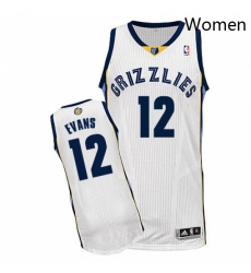 Womens Adidas Memphis Grizzlies 12 Tyreke Evans Authentic White Home NBA Jersey Womens Adidas Memphis Grizzlies 12 Tyreke Evans Authentic White Home NBA Jersey