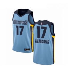 Womens Memphis Grizzlies 17 Jonas Valanciunas Authentic Light Blue Basketball Jersey Statement Edition Womens Memphis Grizzlies 17 Jonas Valanciunas Authentic Light Blue Basketball Jersey Statement Edition