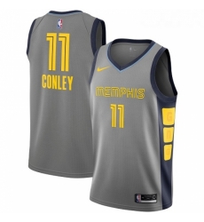 Womens Nike Memphis Grizzlies 11 Mike Conley Swingman Gray NBA Jersey City Edition Womens Nike Memphis Grizzlies 11 Mike Conley Swingman Gray NBA Jersey City Edition
