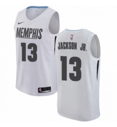 Womens Nike Memphis Grizzlies 13 Jaren Jackson Jr Swingman White NBA Jersey City Edition Womens Nike Memphis Grizzlies 13 Jaren Jackson Jr Swingman White NBA Jersey City Edition