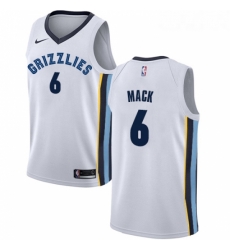 Womens Nike Memphis Grizzlies 6 Shelvin Mack Swingman White NBA Jersey Association Edition Womens Nike Memphis Grizzlies 6 Shelvin Mack Swingman White NBA Jersey Association Edition