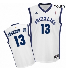 Youth Adidas Memphis Grizzlies 13 Jaren Jackson Jr Swingman White Home NBA Jersey Youth Adidas Memphis Grizzlies 13 Jaren Jackson Jr Swingman White Home NBA Jersey