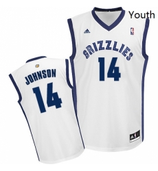 Youth Adidas Memphis Grizzlies 14 Brice Johnson Swingman White Home NBA Jersey Youth Adidas Memphis Grizzlies 14 Brice Johnson Swingman White Home NBA Jersey