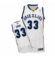 Youth Adidas Memphis Grizzlies 33 Marc Gasol Authentic White Home NBA Jersey Youth Adidas Memphis Grizzlies 33 Marc Gasol Authentic White Home NBA Jersey